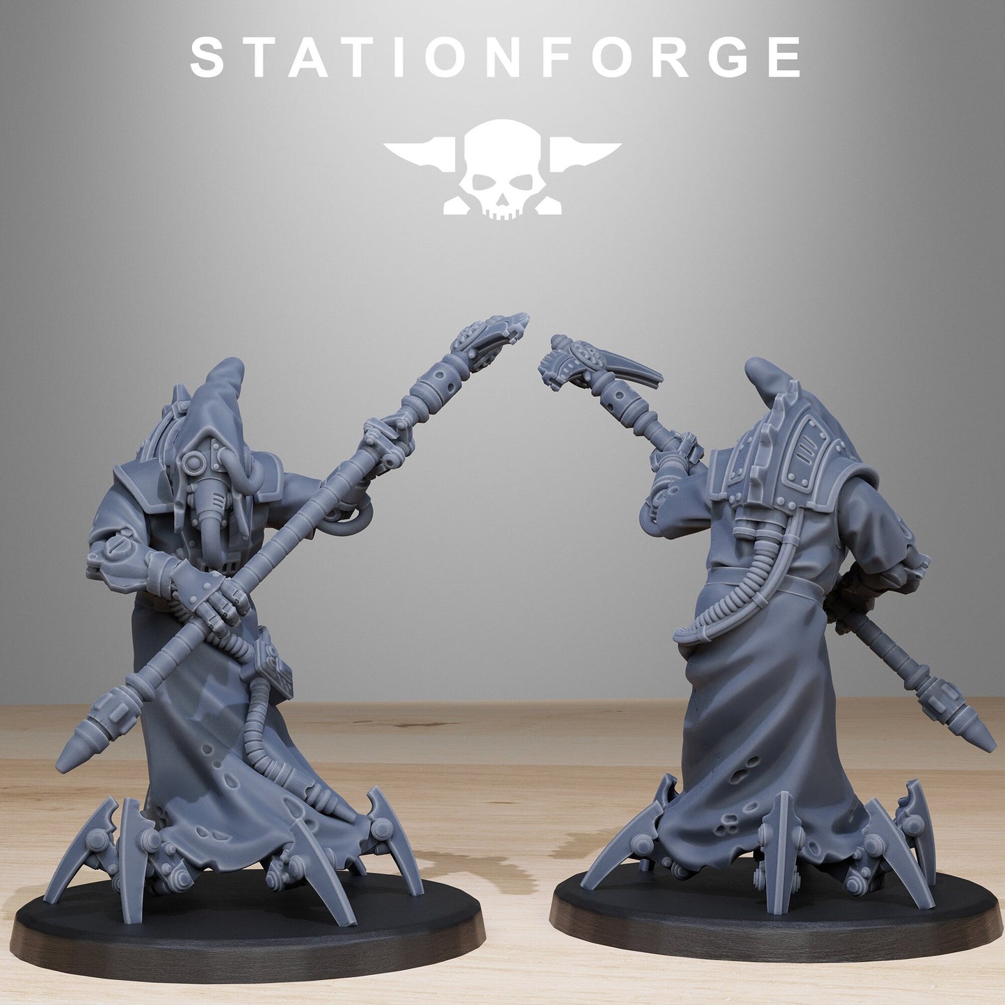 3D Printed Scavenger Elders by StationForge Miniatures
