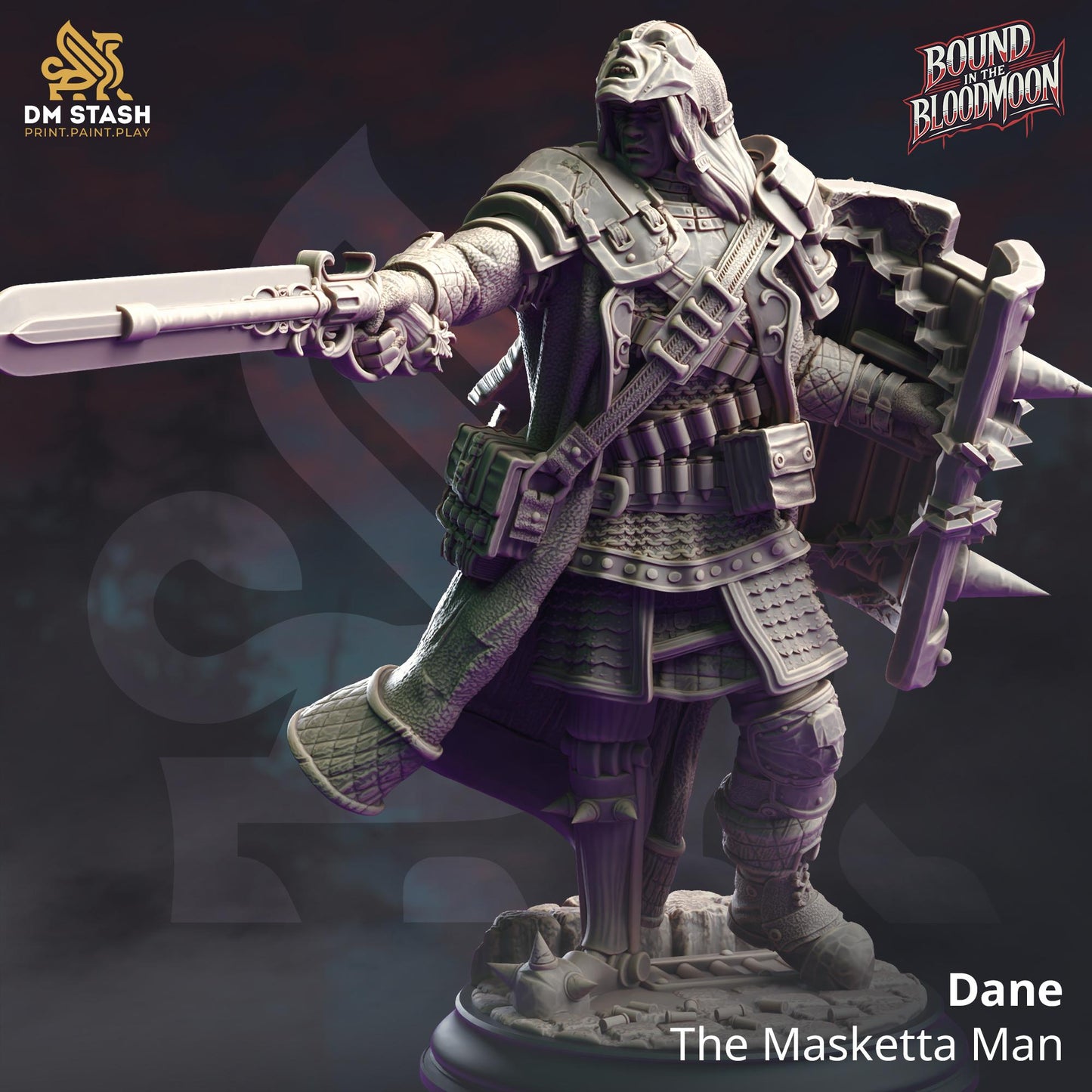 3D Printed Dane - The Masketta Man by DM Stash