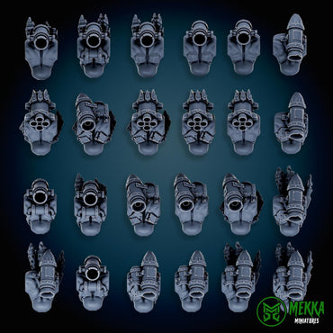 3d Printed Cybork Bodies by Mekka Miniatures