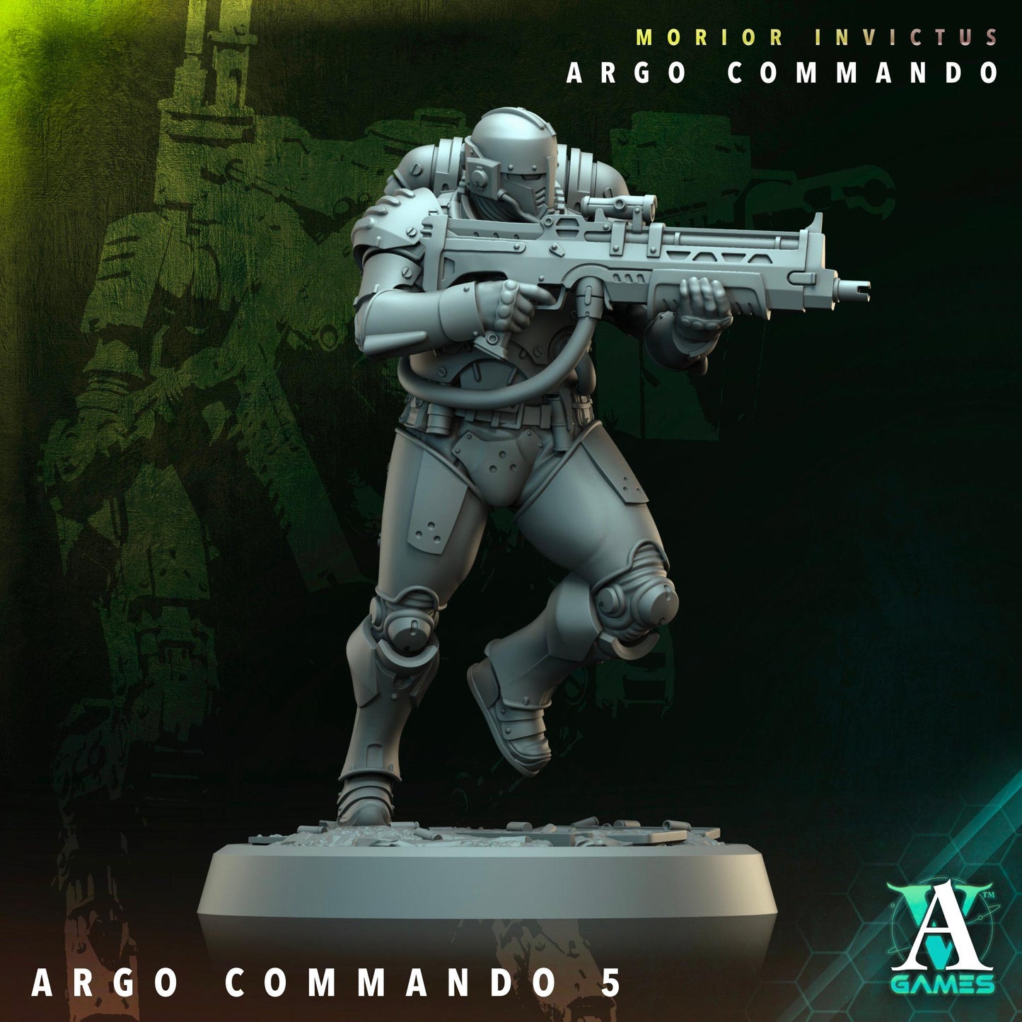 3D Printed Argo Commando by Archvillain Games