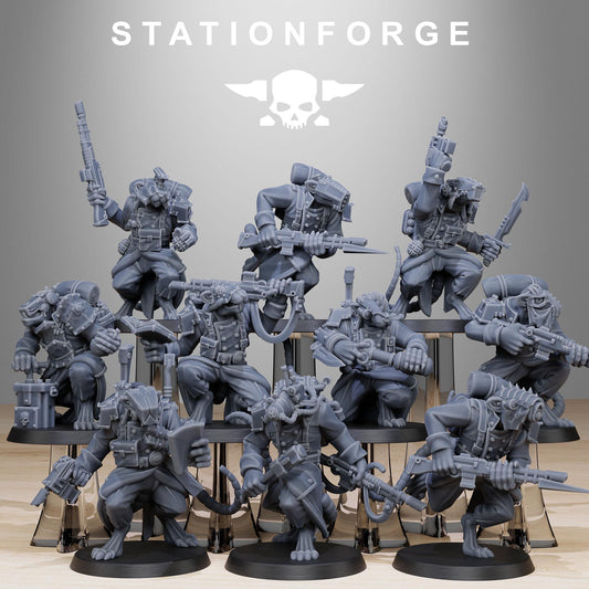 3D Printed GrimGuard Raticus by StationForge Miniatures
