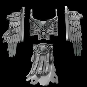 3d Printed Crimson Lords Ancient Armor Upgrade Kit by Greytide Studio