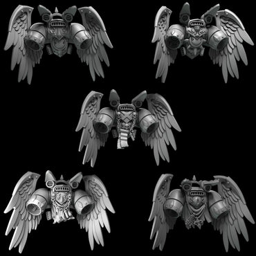 3d Printed Crimson Lords Jetpack Set by Greytide Studio