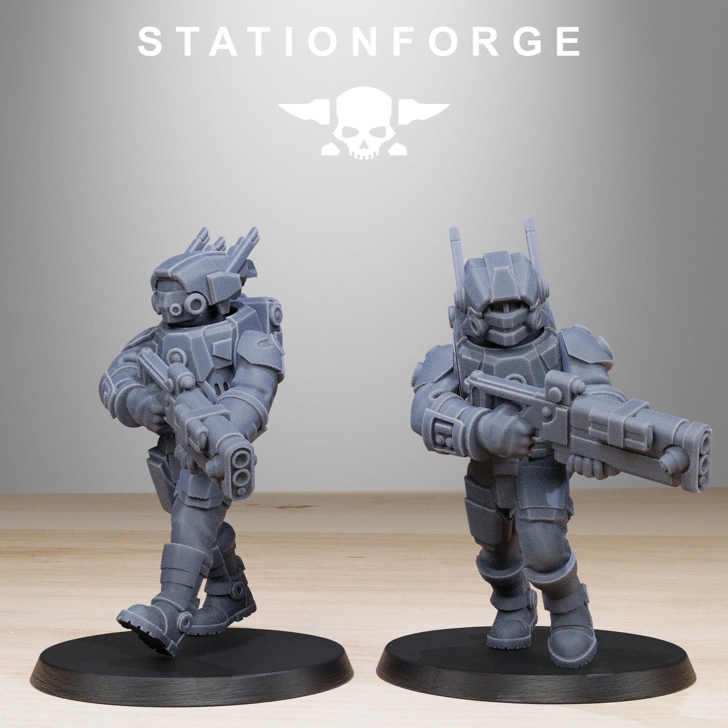 3D Printed Tarion Assault Squad x10 by StationForge Miniatures