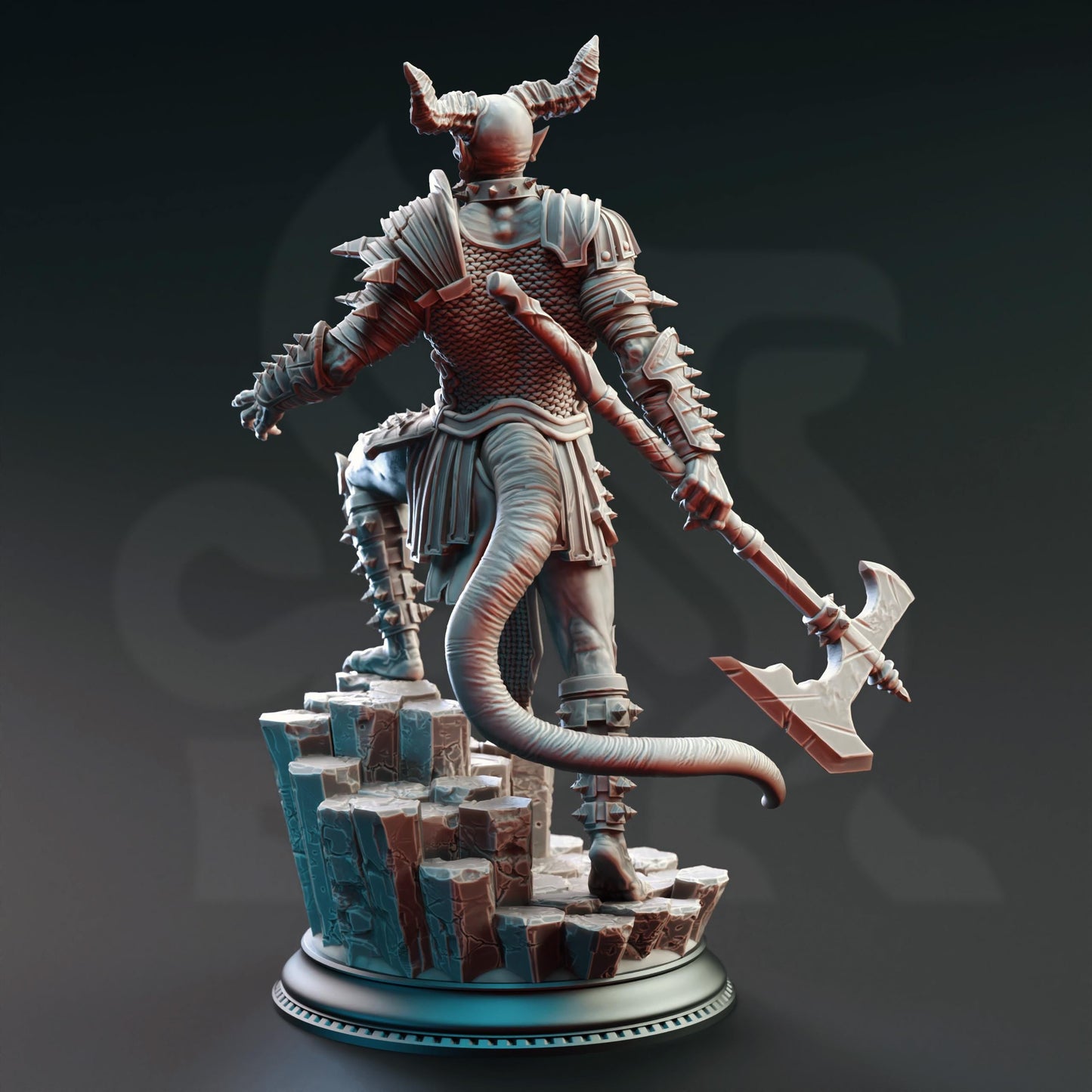 3D Printed Devil Warriors of the Hells by DM Stash