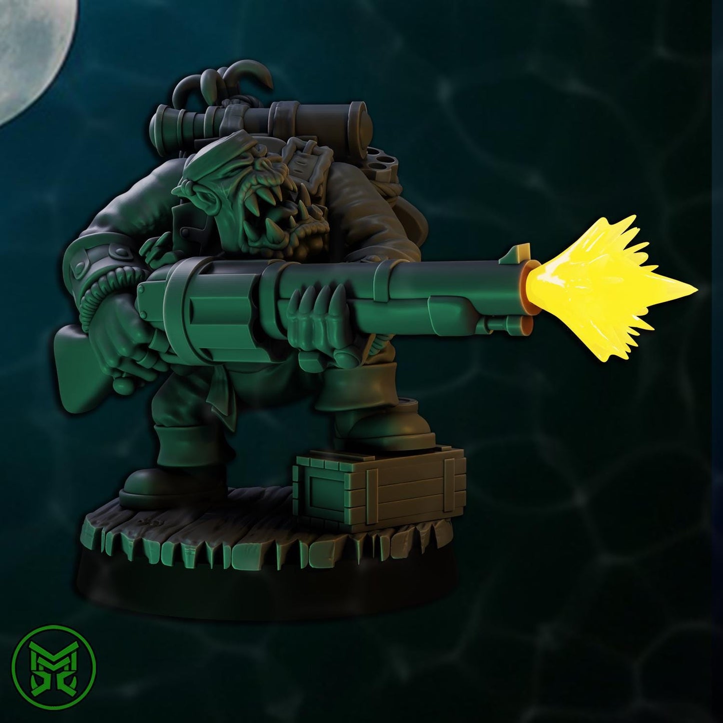 3d Printed Ork Pirate Commandos x4 by Mekka Miniatures