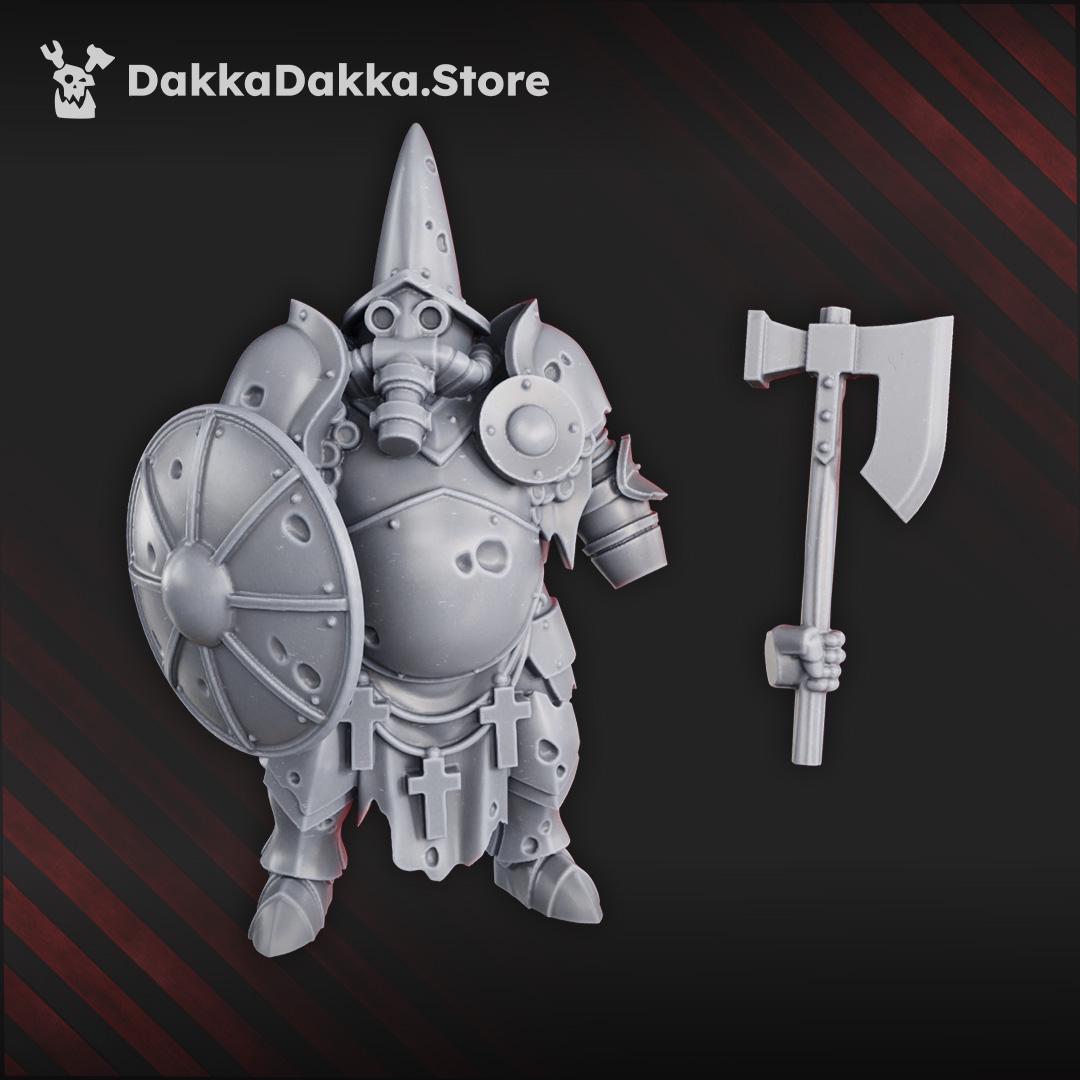 3D Printed Trench Heavy by DakkaDakka Mininatures