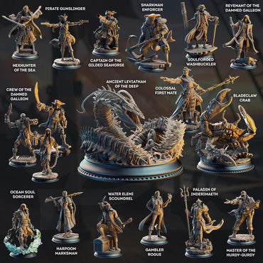 3D Printed Ocean Soul Sorcerer by DM Stash