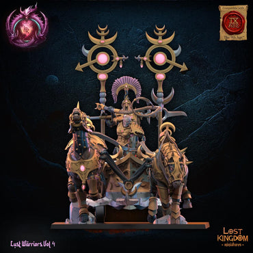 3D Printed Lust Chosen Chariot by Lost Kingdom Miniatures