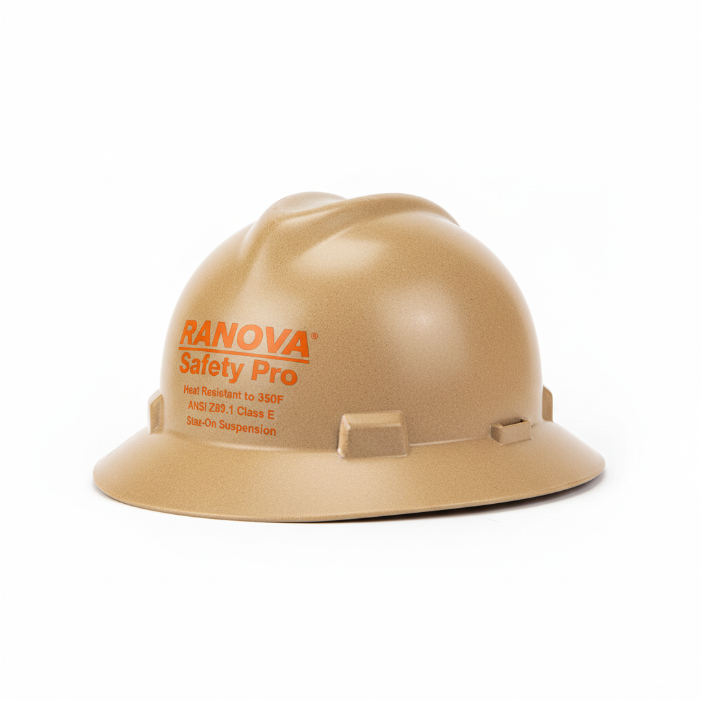 MSA Skullgard Full Brim Mining Helmet – Heat Resistant