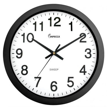 Impecca 10" Wall Clock, Silent Mov.