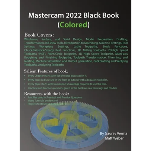 Mastercam 2022 Black Book (Colored) - Hardcover