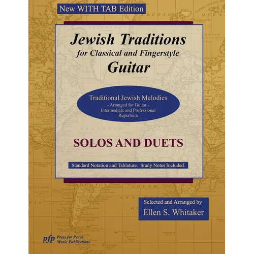 Jewish Traditions for Classical and Fingerstyle Guitar: WITH TAB Edition - Paperback