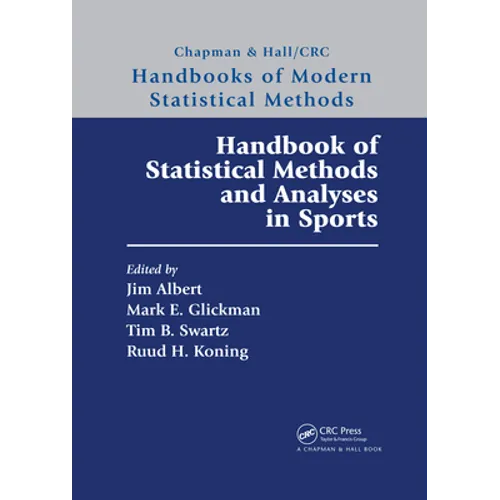 Handbook of Statistical Methods and Analyses in Sports - Paperback