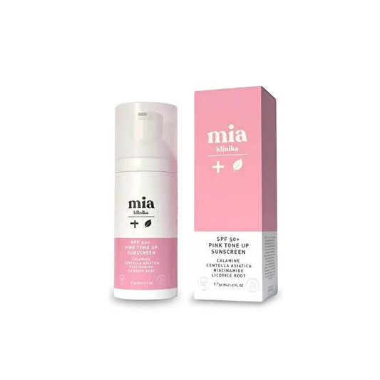 Mia Klinika Tone Up Pink Sunscreen SPF50 - For All Skin Types