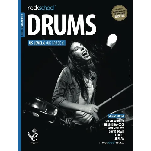 Rockschool Drums Grade 6 2018+ Book/Online Audio - Paperback