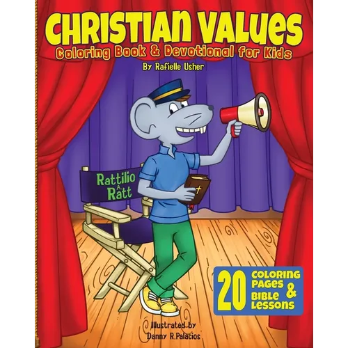 Christian Values: Coloring Book Devotional for Kids - Paperback