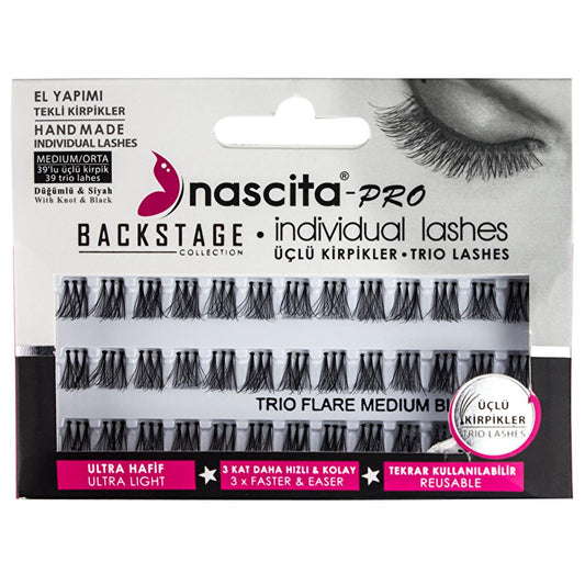 Nascita False Eyelashes - Natural Looking, Handmade, Professional Eyelash Extensions for All Eye Types