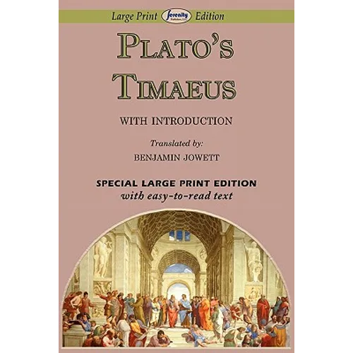 Timaeus (Large Print Edition) - Paperback