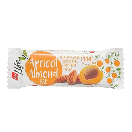 Pike Life Vegan Energy Bar - Gluten-Free, High Fiber Apricot & Almond Snack Bar for Health-Conscious Individuals