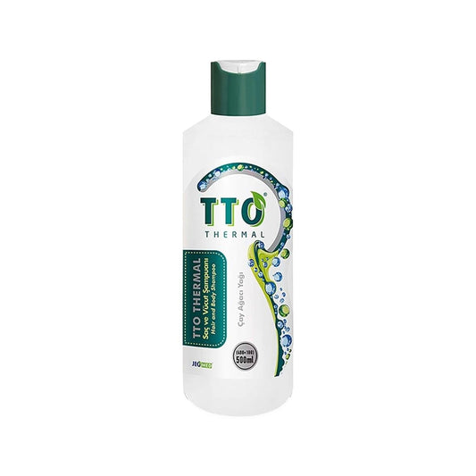TTO Thermal Tea Tree Oil Shampoo for Oily Hair and Body - 16.91 fl oz Natural Cleanser