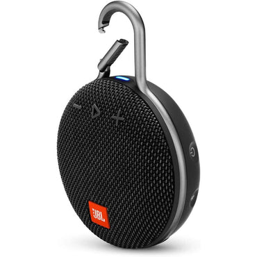 JBL Clip 3 Black - Waterproof, Durable & Portable Bluetooth Speaker (Refurbished)