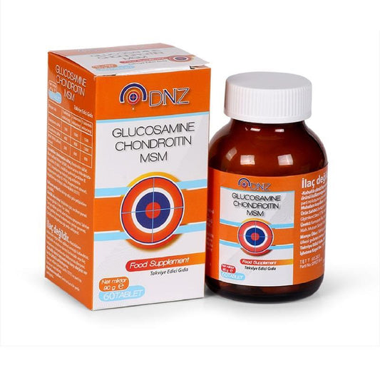 DNZ Glucosamine Chondroitin MSM 90 Tablet - Joint Health Support Supplement