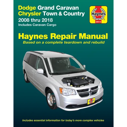 Dodge Grand Caravan & Chrysler Town & Country 2008-18 Including Caravan Cargo - Paperback