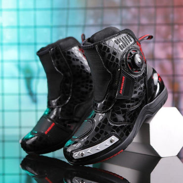 JO• WOLVES™ Luminous Coating Water Proof Motorcycle Boots