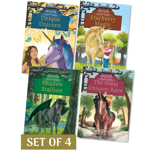 Unicorns of the Secret Stable Set 2 (Set of 4) - Paperback