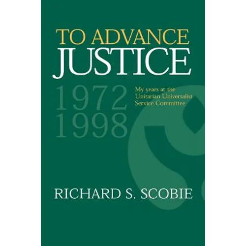 To Advance Justice - Paperback