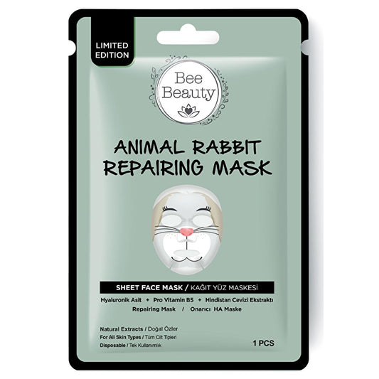 Bee Beauty Hydrating Rabbit Face Mask with Hyaluronik Asit & Coconut Oil - 25g
