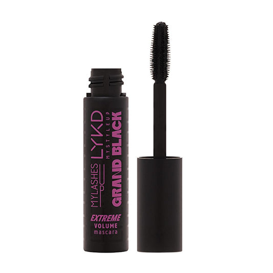 LYKD Grand Black Maskara - Volumizing & Ultra Black Mascara for Dramatic Eye Makeup
