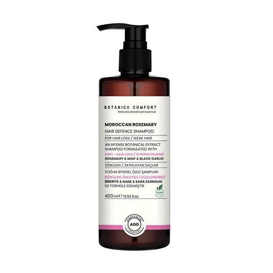 Botanica Comfort - Strengthening Rosemary Hair Loss Prevention Shampoo for Thinning Hair, 13.53 fl oz - Natural Hair Growth & Strengthening