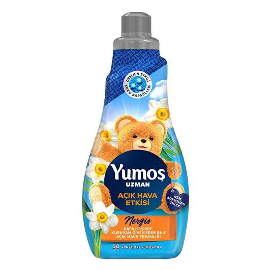 Yumoş Laundry Fabric Softener - Fresh Scent for Indoor Dried Clothes, Musty Smell Prevention, Outdoor Drying Effect