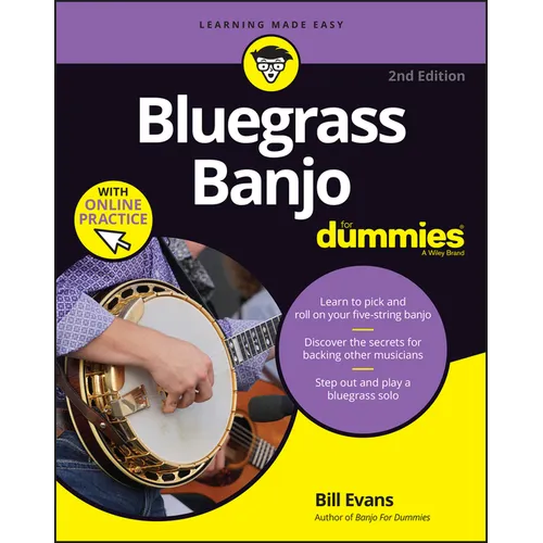 Bluegrass Banjo for Dummies: Book + Online Video & Audio Instruction - Paperback