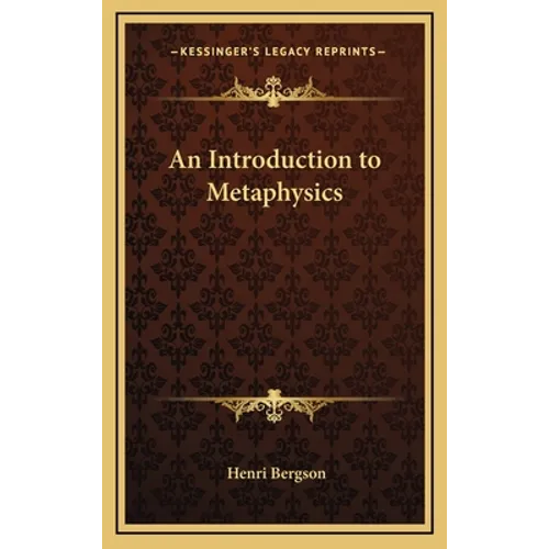 An Introduction to Metaphysics - Hardcover