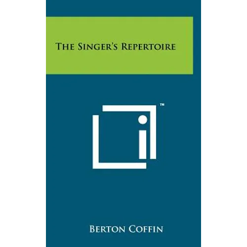 The Singer's Repertoire - Hardcover