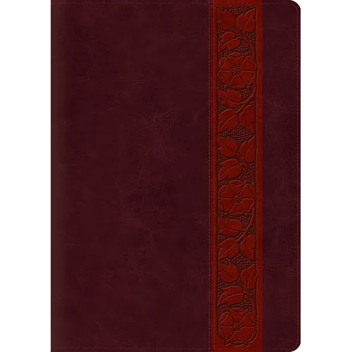 Study Bible-ESV-Large Print Trellis Design - Imitation Leather