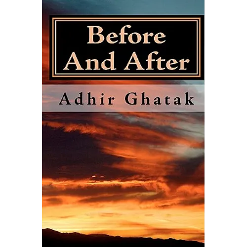 Before And After: novel - Paperback