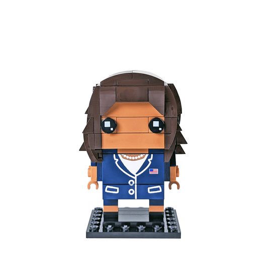 Kamala Harris Brick Building Set - Custom Set - Made Using LEGO® Parts