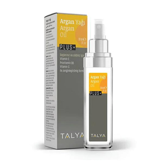 Talya Argan Oil Plus 30ml - Natural Skincare Moisturizing Oil for Skin and Hair