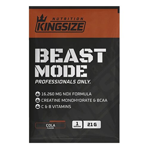 Kingsize Nutrition Beast Mode 21 Gr 1 Sachet