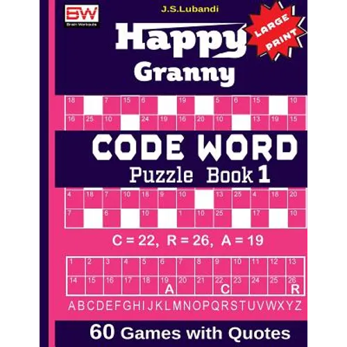 Happy Granny (CODE WORD) Puzzle Book - Paperback