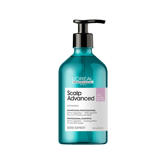 L'Oreal Professionnel Paris Serie Expert Scalp Advanced Shampoo - Gentle, Professional Quality for Sensitive Scalp - 500ml