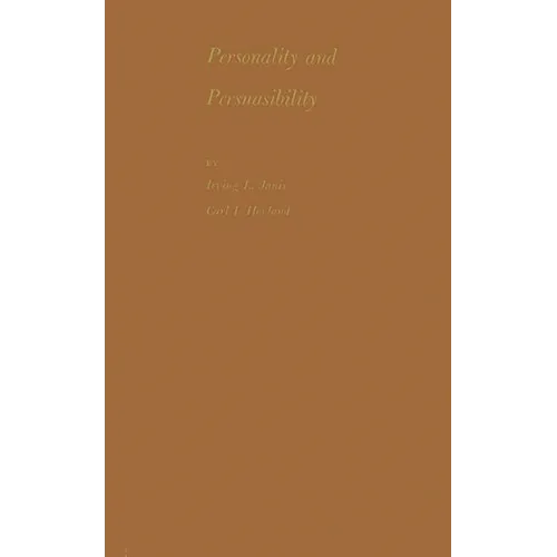Personality and Persuasibility - Hardcover