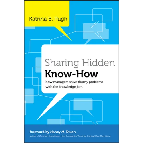 Sharing Hidden Know-How - Hardcover