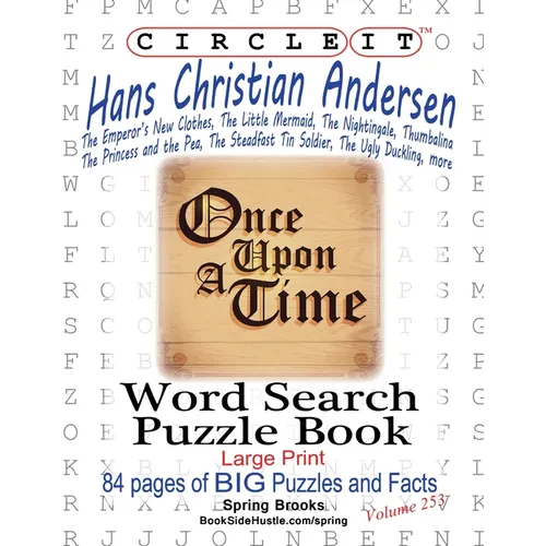 Circle It, Hans Christian Andersen, Word Search, Puzzle Book - Paperback
