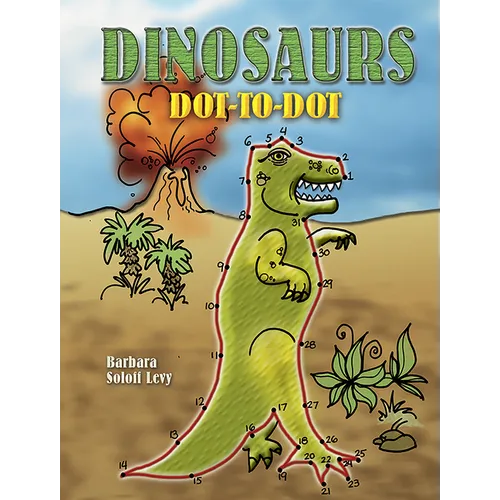 Dinosaurs Dot-To-Dot - Paperback