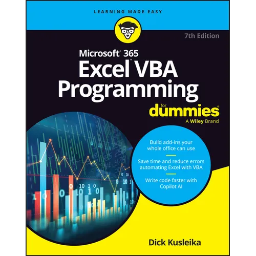 Microsoft 365 Excel VBA Programming for Dummies - Paperback